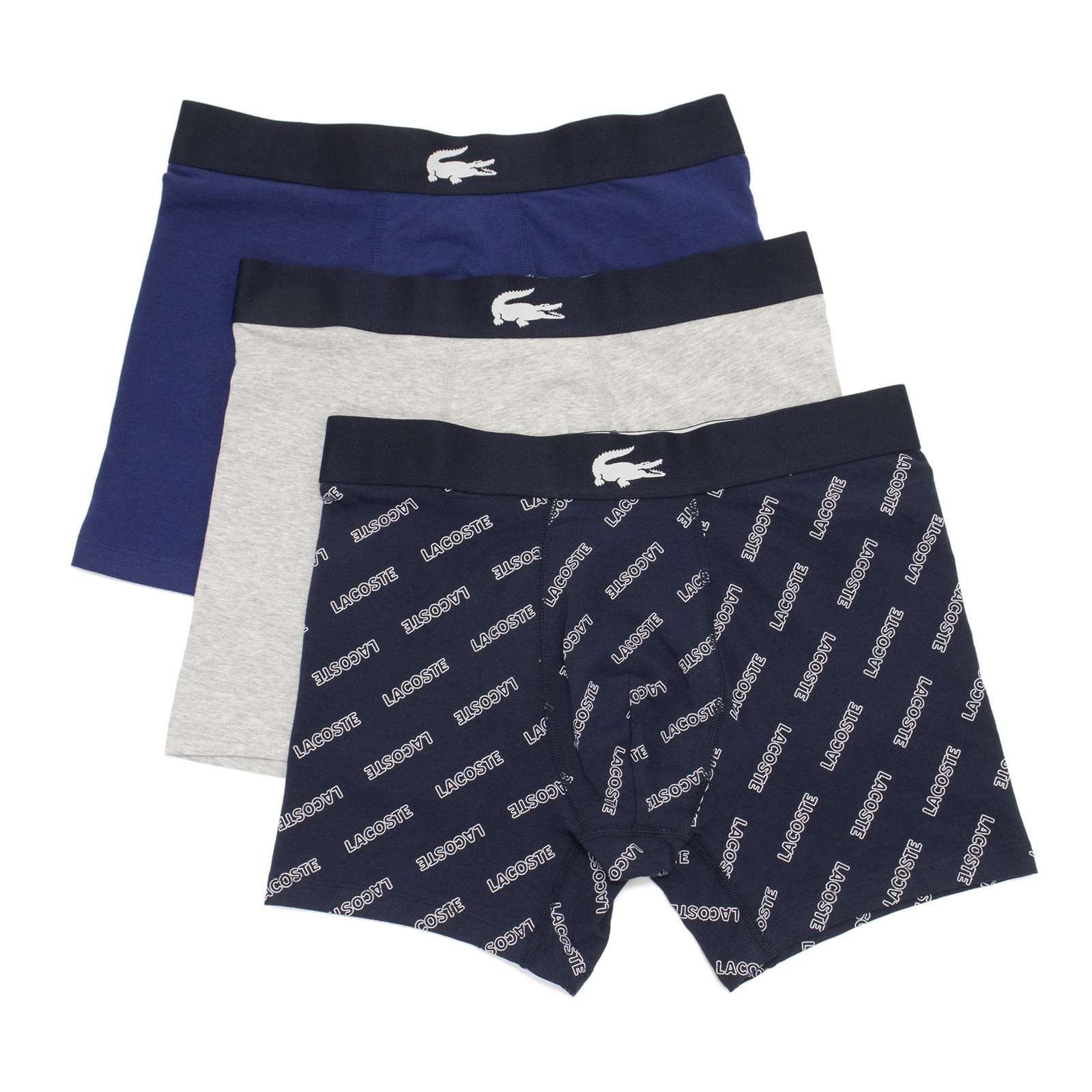 Lacoste Mens Boxer Shorts Pack of 3 