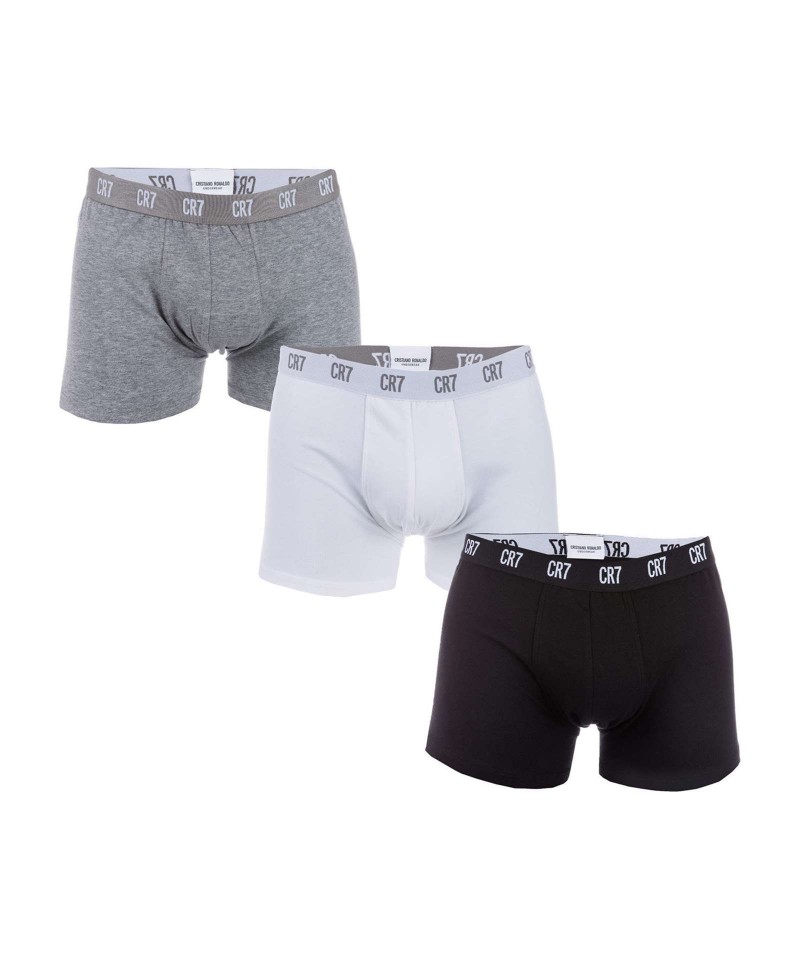 Cristiano Ronaldo CR7 Fashion 3-Pack Trunk Boxer Briefs Men's Underwear L 