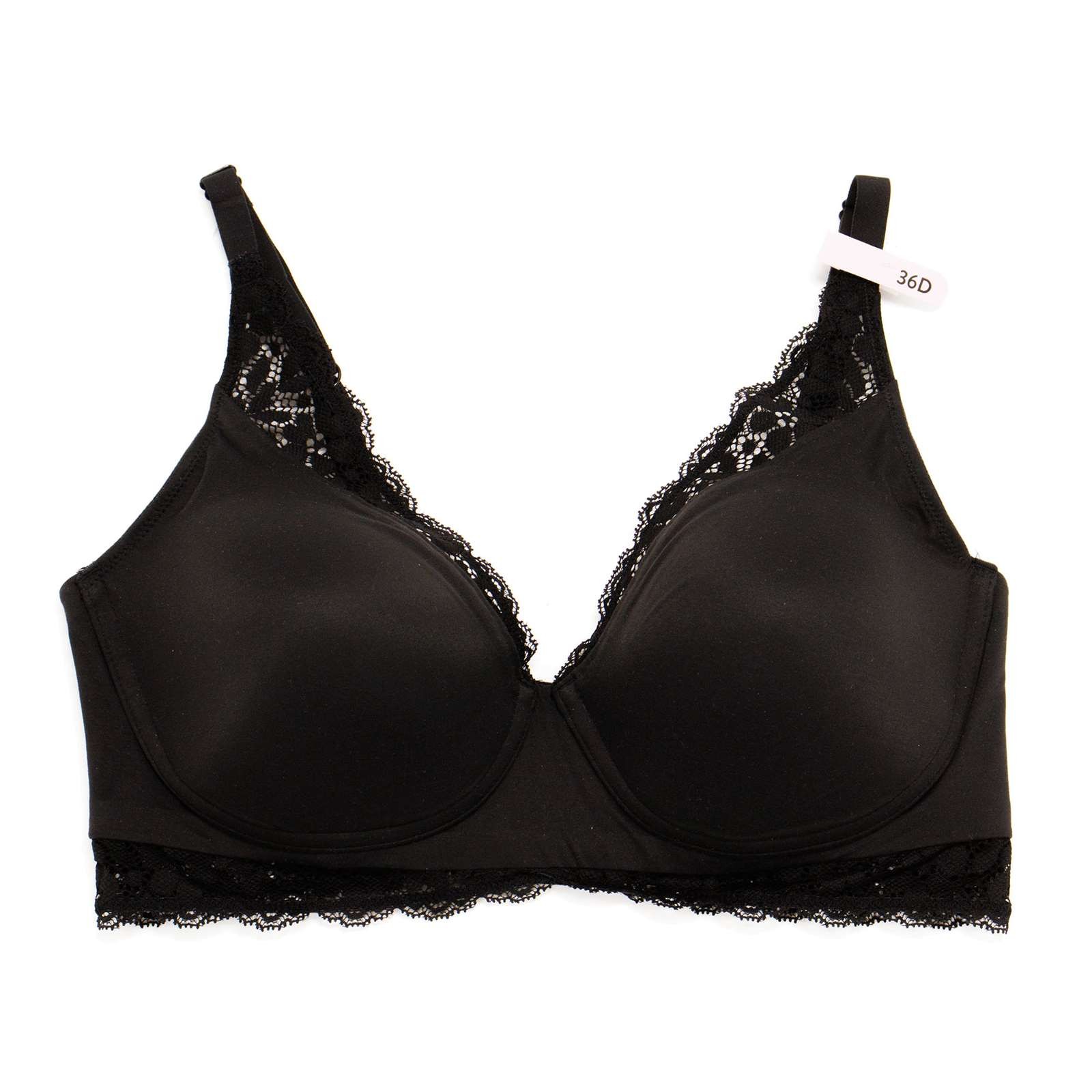  Maidenform Pure Comfort Lace Bralette, Padded