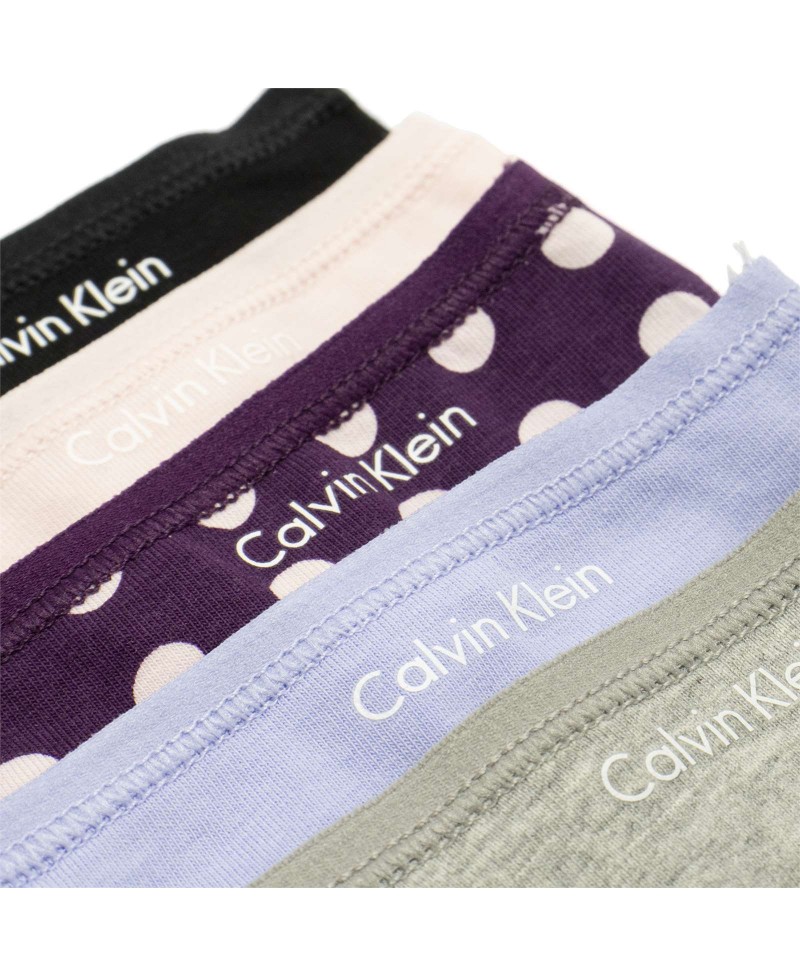 Calvin Klein Women 5-Pack Cotton Form Thong