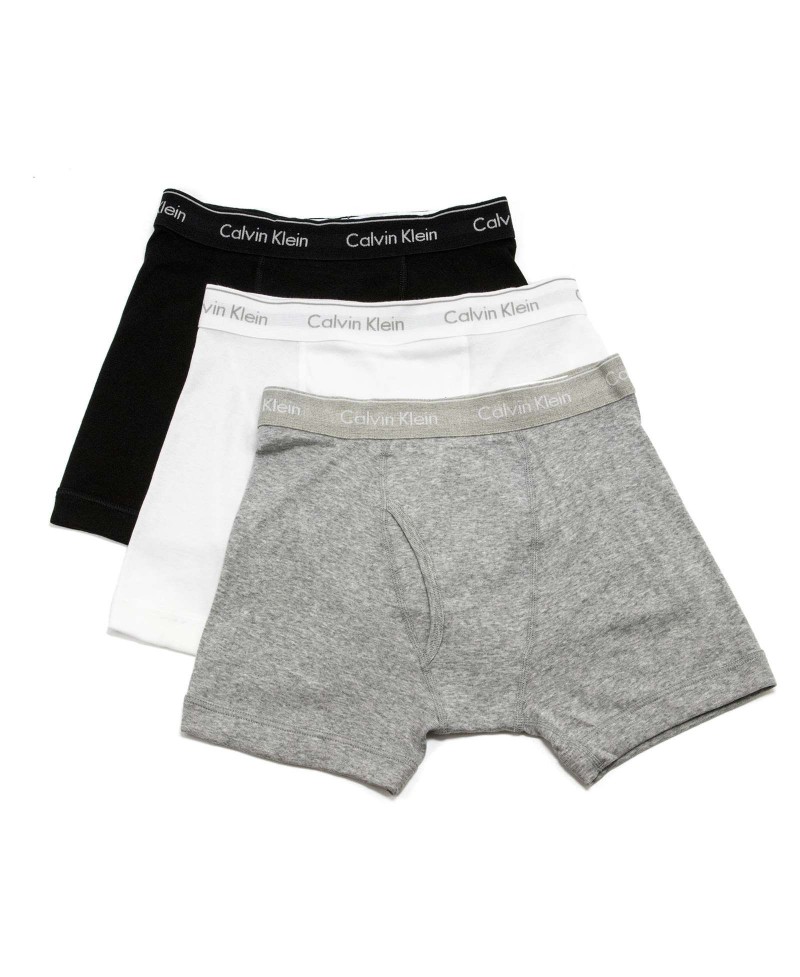Calvin Klein Calvin Klein Mens XL 3Pack Classic Fit Low Rise Cotton Boxer Shorts Brief Trunks 