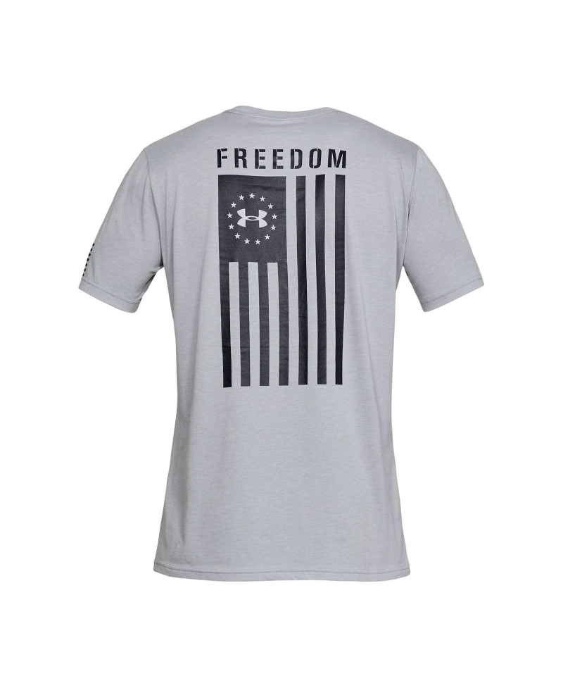 Under Armour Men's Freedom Flag T-Shirt White